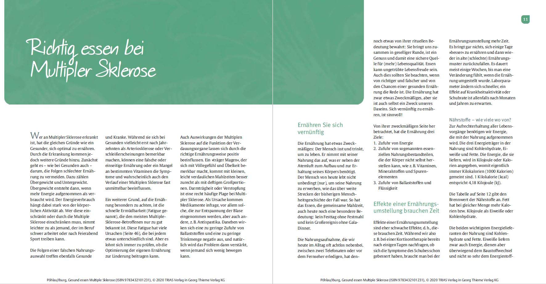 Gesund Essen Multiple Sklerose Uber 110 Rezepte Die Ihre Therapie Unterstutzen Kostlich Essen Amazon De Pohlau Dieter Iburg Anne Bucher