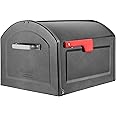 Architectural Mailboxes 950020P-10 Centennial Post Mount Mailbox, Extra Large, Pewter