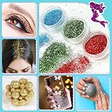 Lubibi Glitter Tattoos Kit for Kids 24 Colors Stencils Markers Party Favors view 8