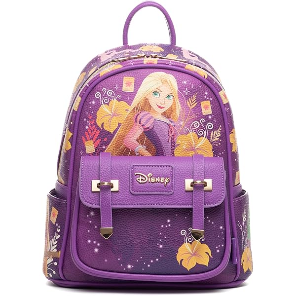 Loungefly Tangled Rapunzel Castle Glow in the Dark Crossbody Bag