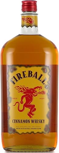 Amazon Co Jp ファイヤーボール ファイアーボール シナモン ウイスキーリキュール 33度 1000ml 食品 飲料 お酒