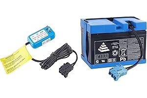 JONATURE 12V 12AH Battery and Charger Combo Kit for Peg Perego Polaris RZR 900 Polaris Slingshot John-Deere Gator XUV Gaucho Rock'in Children Ride On Car