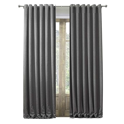 Amazon Com Artdix Blackout Curtains Panels Window Drapes Grey