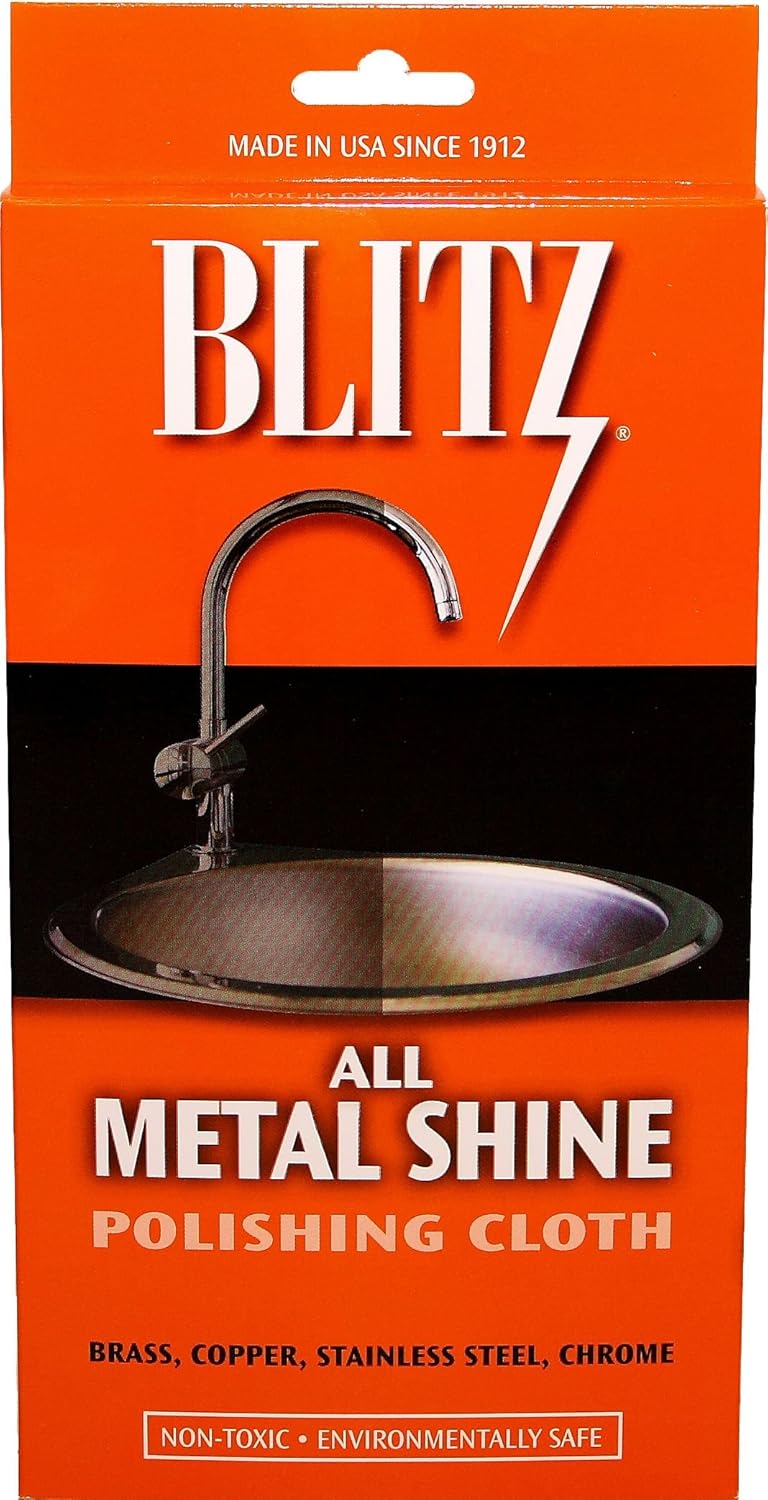 Blitz 20613 2Pack All Metal Shine Polishing Cloth