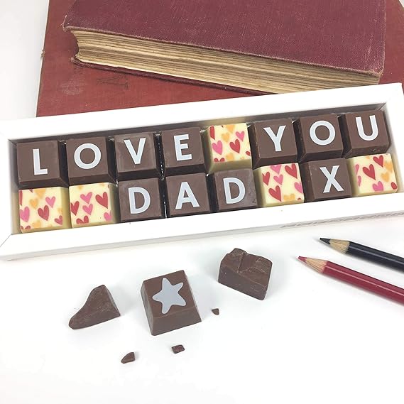 personalised fathers day chocolate