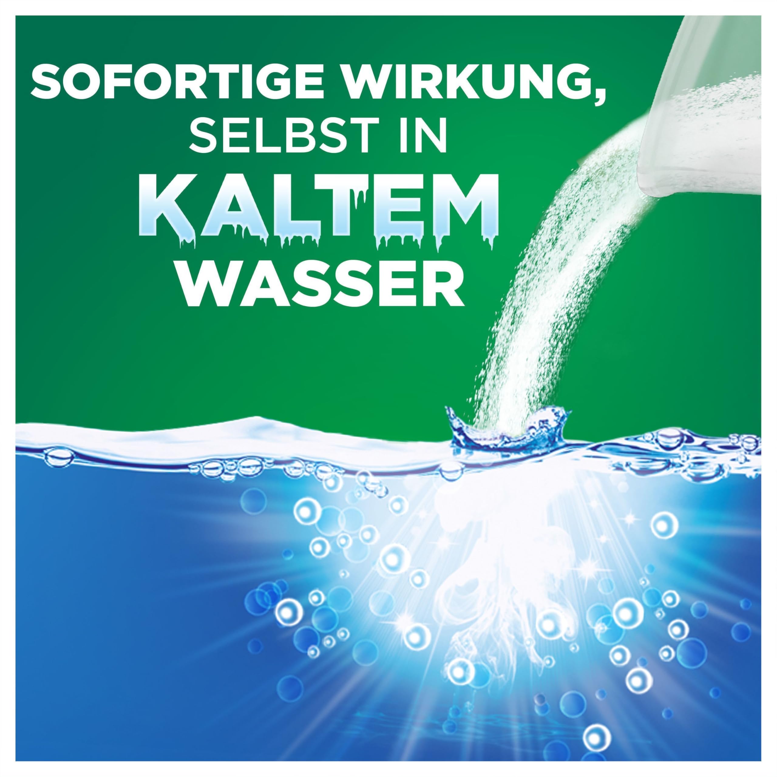 Ariel's schnell auflösendes Pulver Waschmittel Color+, 72 Wäschen, Color+, Fleck-Weg-Power beim 1. Waschen, Sofortige Wirkung, selbst in kaltem Wasser 3