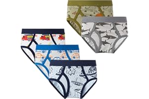 Winging Day Little Boys' Cotton Brief Soft Underwear Multipack
