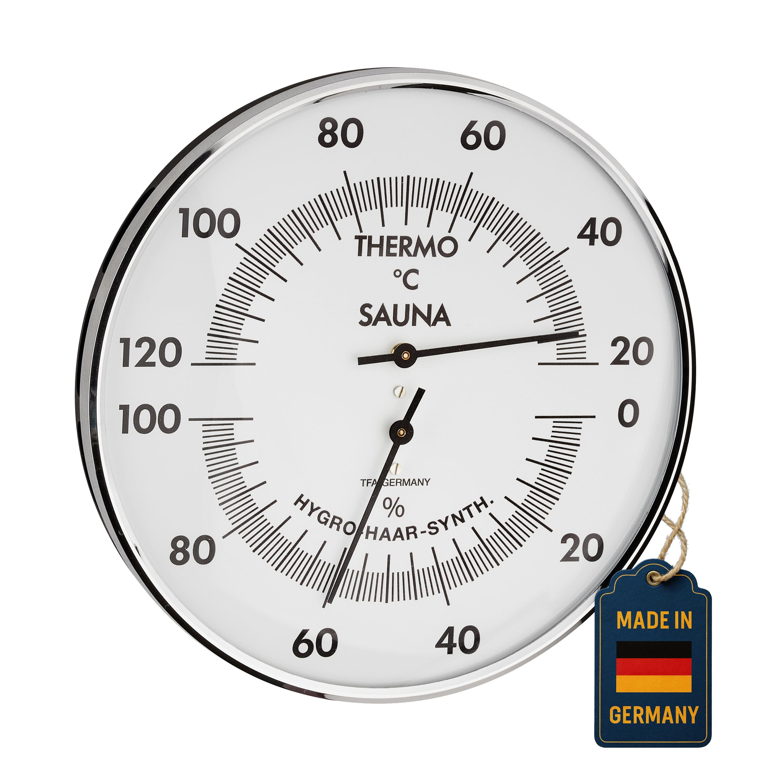 TFA 40.1032 Sauna Thermometer and Hygrometer Synthetic Fibre