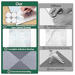 VallisCo 30 Pack Carpet Tile - 12” X 12” Self