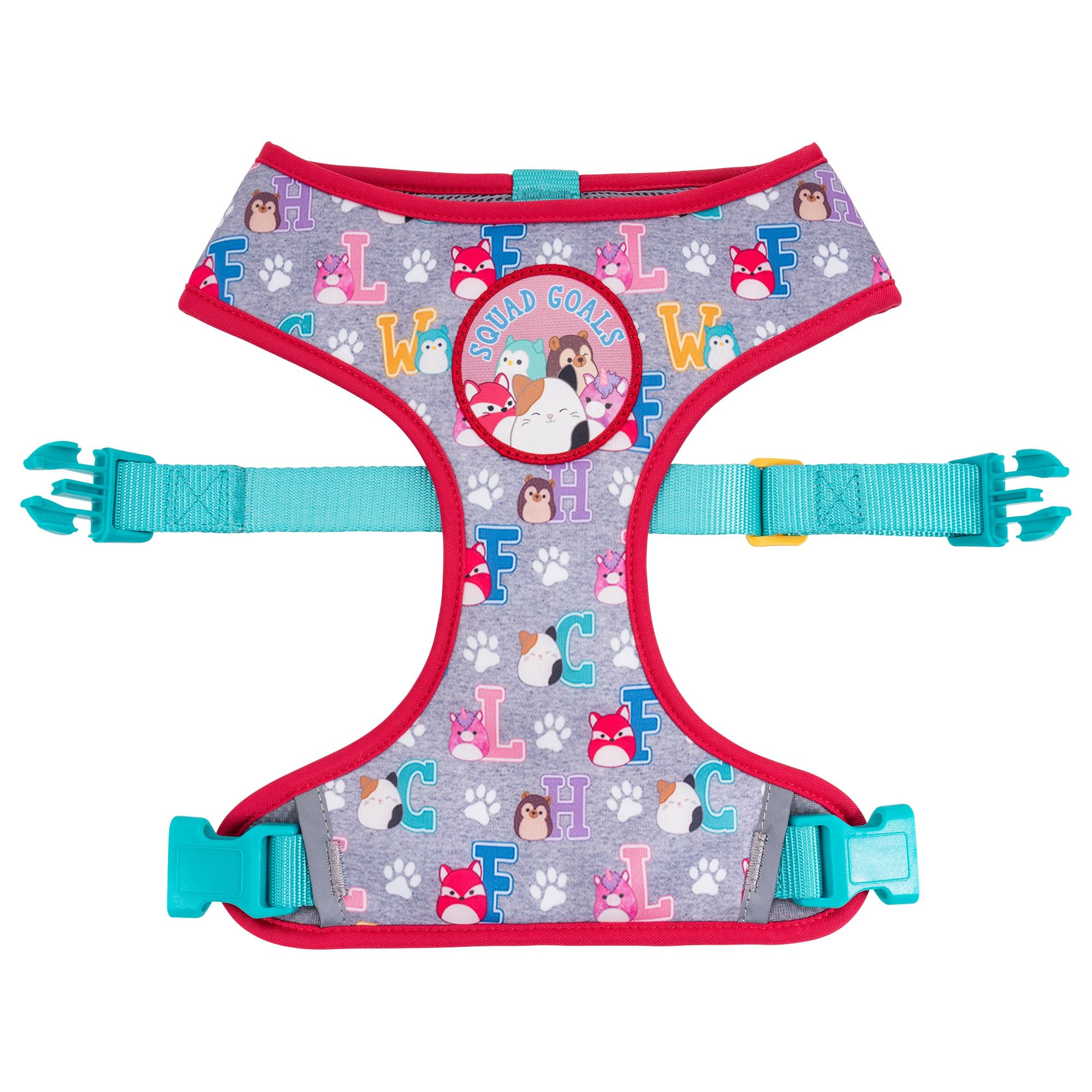 Squishmallows Original Squad Goals Pet Harness (Medium-Sized) - Official Jazwares Pets Apparel