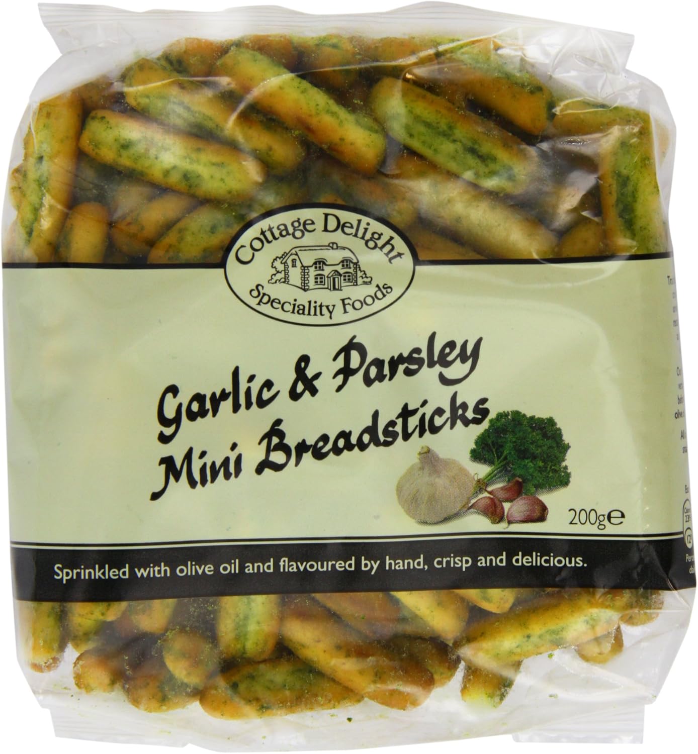 Cottage Delight Garlic and Parsley Mini Breadsticks 200 g (Pack of 2