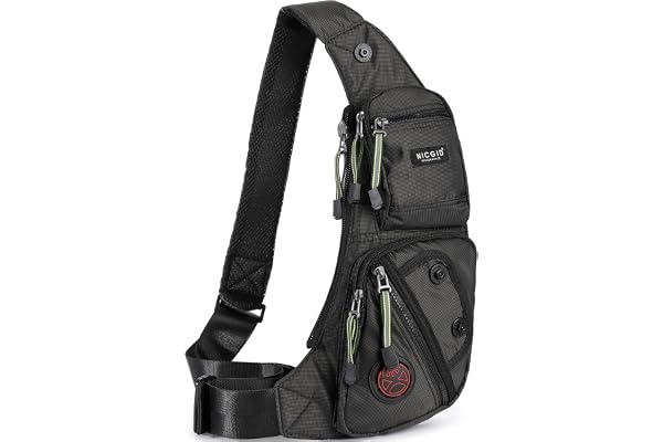 NICGID Sling Bag Chest Shoulder Backpack Crossbody Bags for Men Women