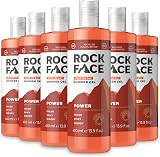 Rock Face Power All In One Shower Gel 410ml Multipack 6 Men Brand Rockface