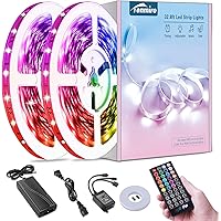 32.8ft Led Strip Lights, Keepsmile 5050 RGB Color Changing Led Light Strips, Led Lights for Bedroom, Kitchen, Home…