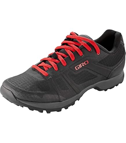 Amazon.com | Giro Gauge Men's Mountain Bike Shoe, Black/Bright Red
