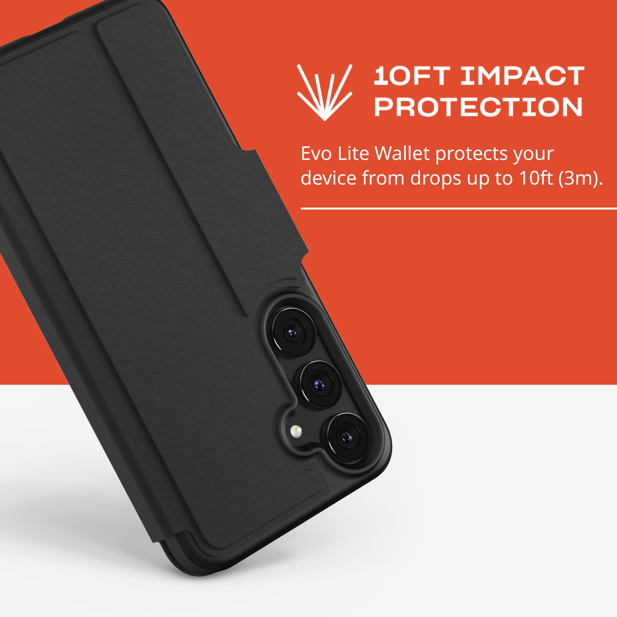 Tech21 EvoLite Wallet for Samsung S24 - Black