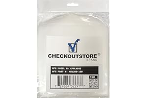 100 CheckOutStore® Clear Storage Pockets (5 x 5 1/8)