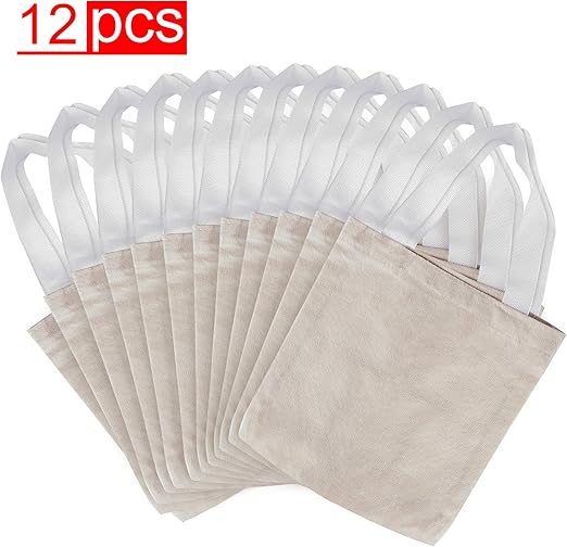 blank canvas sacks