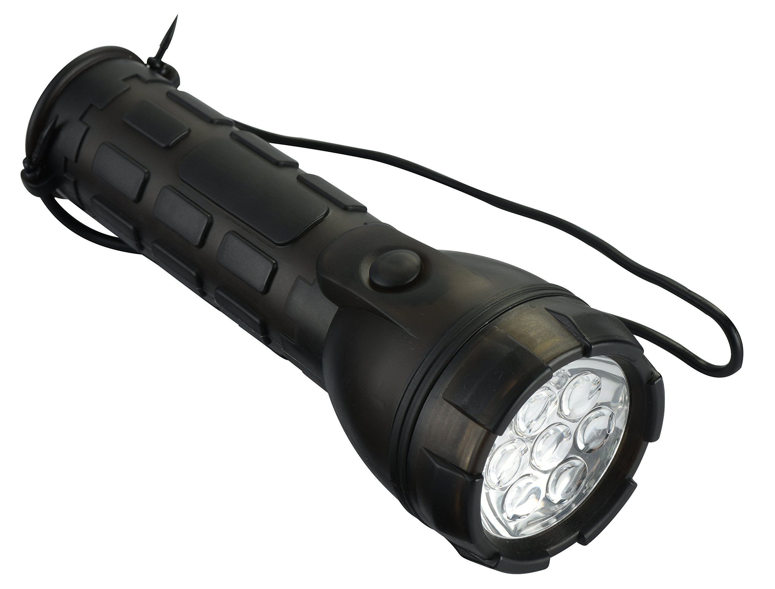 Electraline Lumina Ergonomic Shockproof Emergency Torch IP44, Black, 58042