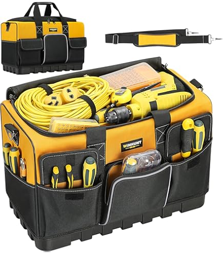 STANLEY FATMAX Open Mouth Rigid Tool Bag with Storage Compartment