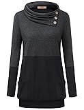 Miusey Tunic Sweatshirts for Women to wear with