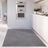 THE RUGS Low Pile Area Rug Grey 120x170 cm Non-Shedding Modern Home view 3