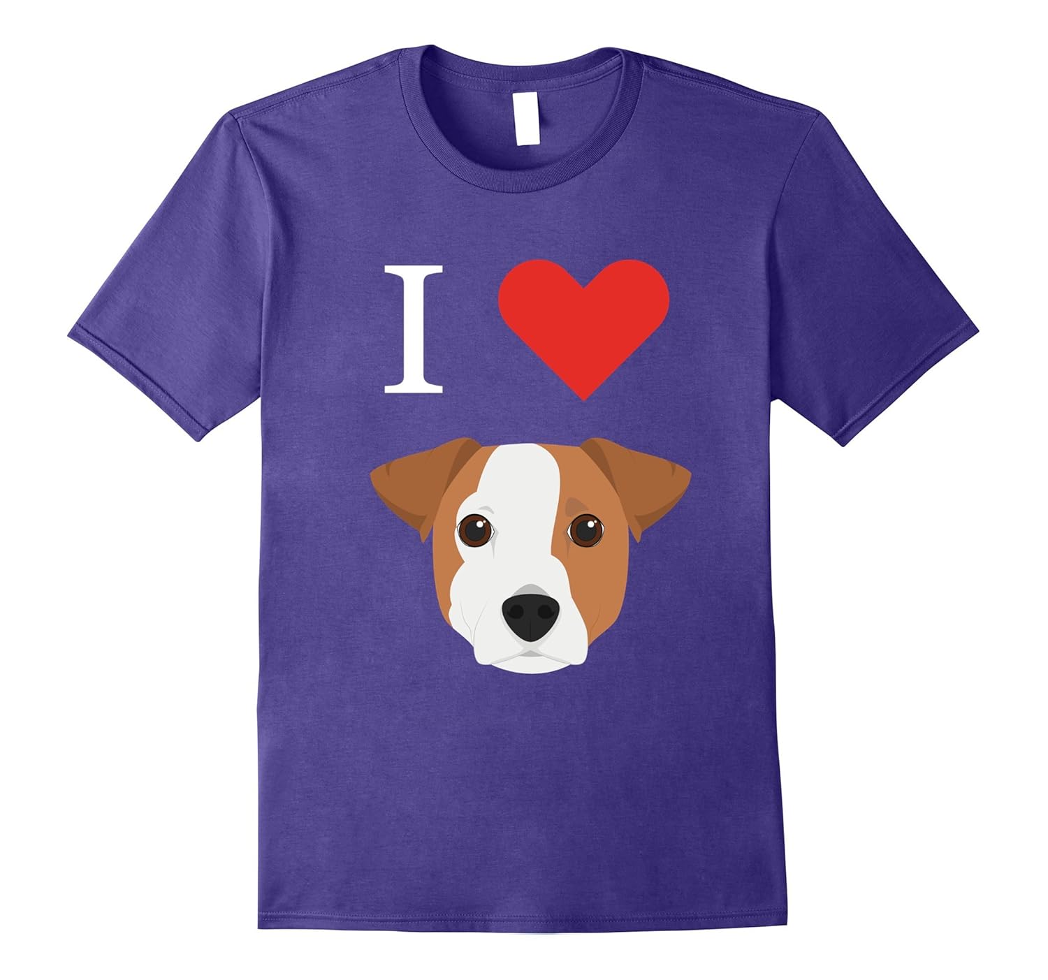 I Love My Jack Russell Dog T-Shirt-ANZ