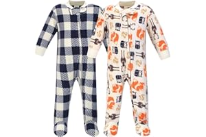 Hudson Baby Unisex Baby Fleece Sleep and Play