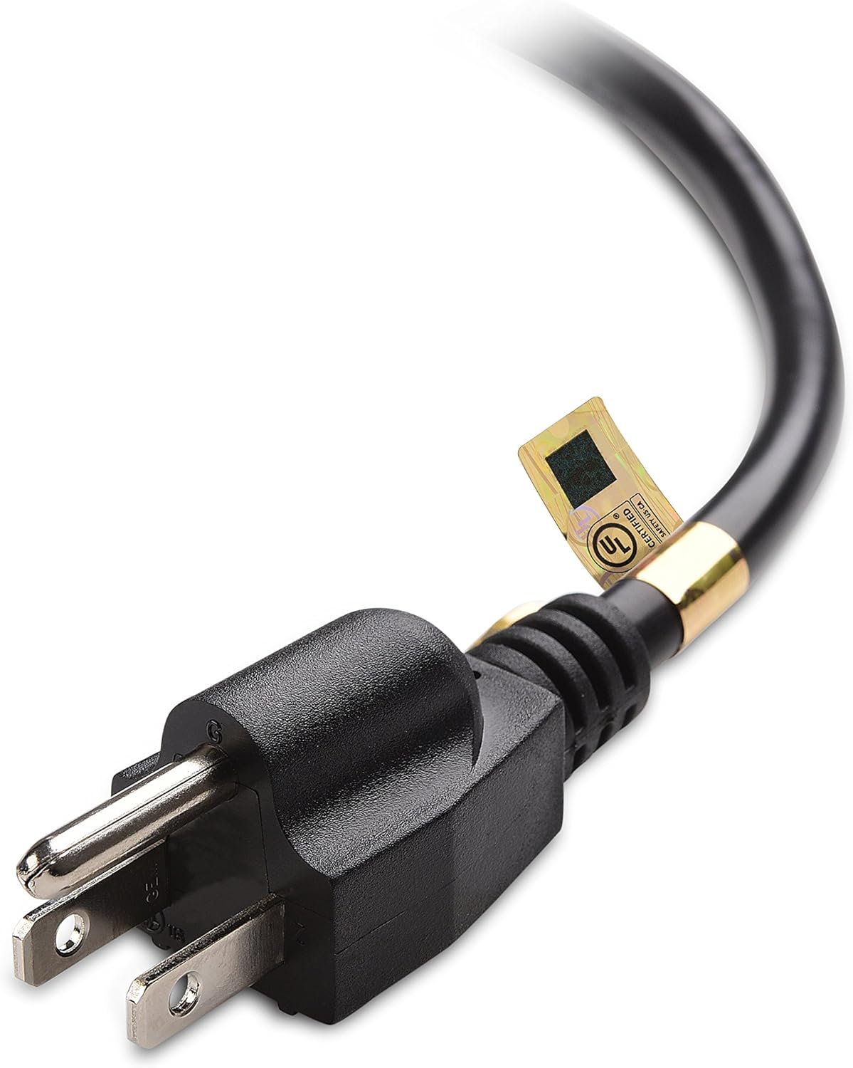 Cable Matters 2-Pack 16 AWG Heavy Duty AC Power Extension Cord (Power Extension Cable) in 10 Feet (NEMA 5-15P to NEMA 5-15R): Electronics
