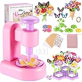 DIY Flower Craft Kit, Fabric Flower Bouquets Toys, DIY Craft Kits Toys Flowers Making Kit for Kids, Creative Christmas Birthday Gifts for Girls