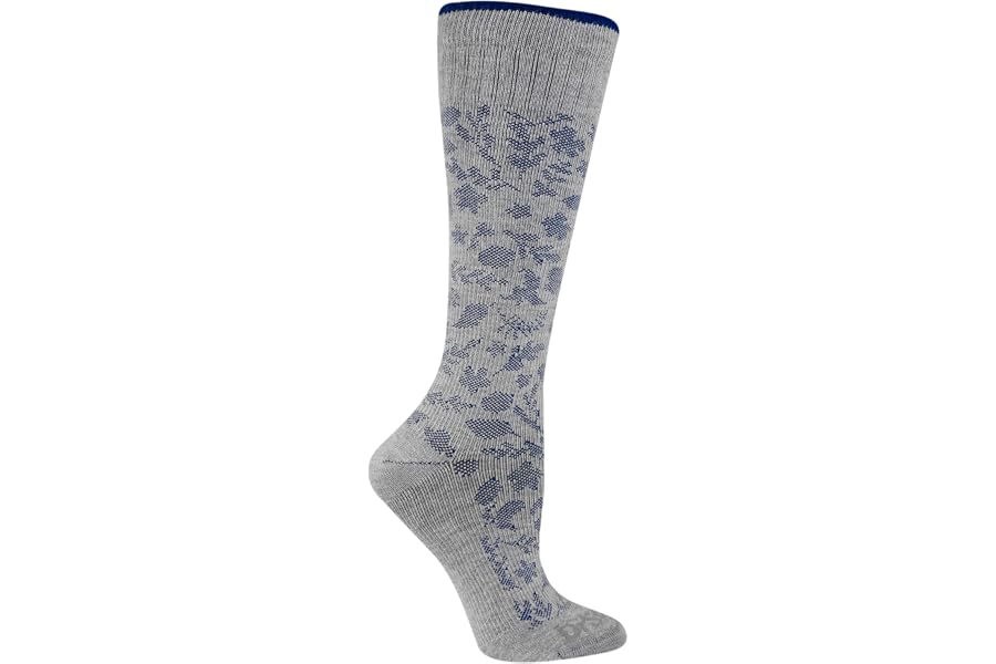 Dr. Scholl's Women's Graduated Compression Knee High Socks | 1/2/3/6 Pairs, APMA Accepted, Non-Binding Stay-Up Top, Travel & Daily, Circulation & Fatigue Support, Medium/Large