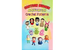 Cartoon Burger Amigurumi Crochet Patterns.