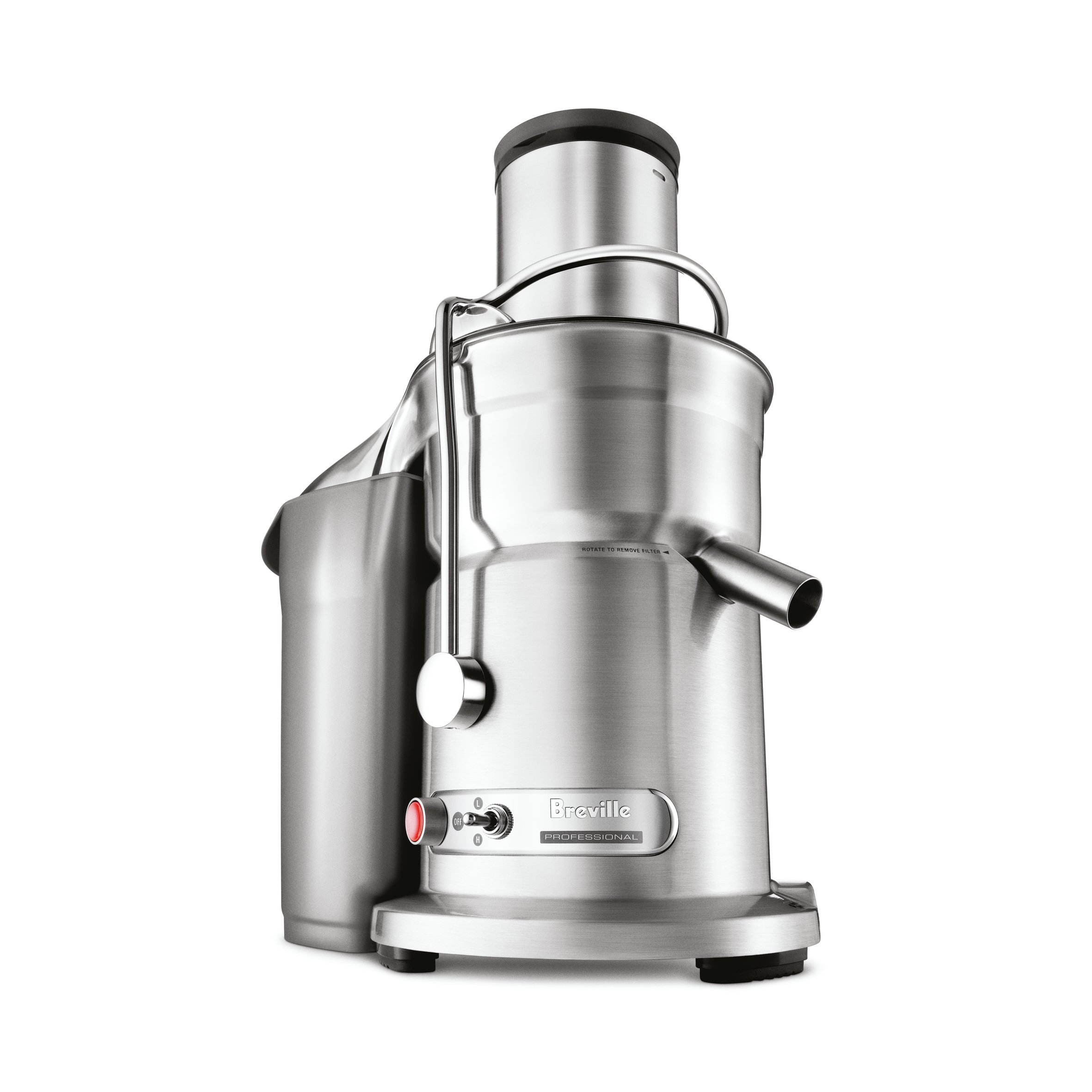 Breville 800JEXL Juice Fountain Elite Centrifugal Juicer, Brushed