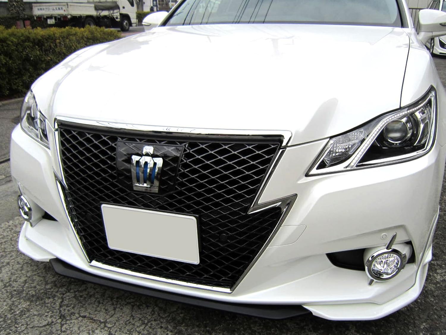 Amazon Brightz クラウンハイブリッド 210 前期 メッキフォグライトカバー Aタイプ Fog Cov 106 Aws210 クラウンハイブリット クラウン ハイブリッド ハイブリット アスリート Aws 6308 ライトリム サイドマーカーリム 車 バイク