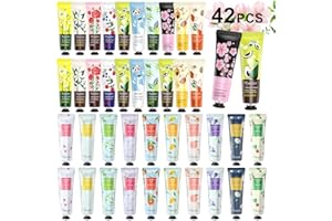 KIYTARBOO 42 Pack Hand Cream Gifts Set- Gifts For Women, Hand Cream for Dry Cracked Hands, Natural Plant Fragrance Mini Hand Lotion Moisturizing Hand Care Cream Travel Size, Christmas Birthday Gifts for Women