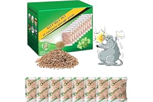 ZEKRIO Mouse and Squirrel Repellent Pouches, 8 Packs Rat Repellent for Mice, Squirrels, Voles, Rodent Control for Indoor/Outdoor, Pet Safe Mouse Deterrent for House, Garden, Car, RV, Garage, Basement