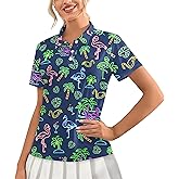 heibaosi Womens Golf Shirts Moisture Wicking Golf Polo Shirts Quick Dry Short Sleeve for Women Tennis Shirts