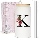 Personalized Gifts for Women, Monogrammed Frosted