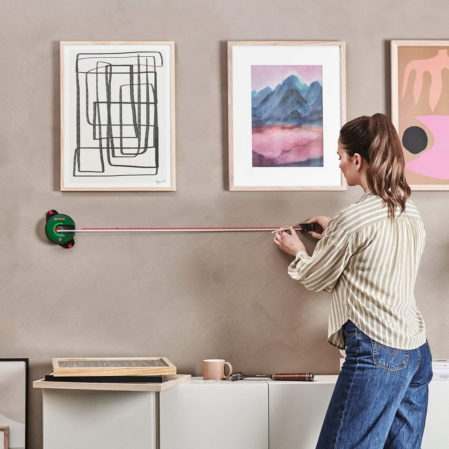 Bosch Atino Line Laser (1.5 m working range, horizontal or vertical