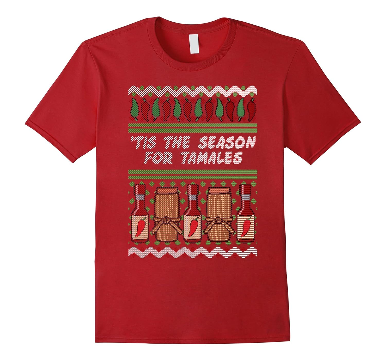 Tis the Season for tamales Christmas Sweaters Shirt Mexican-ANZ