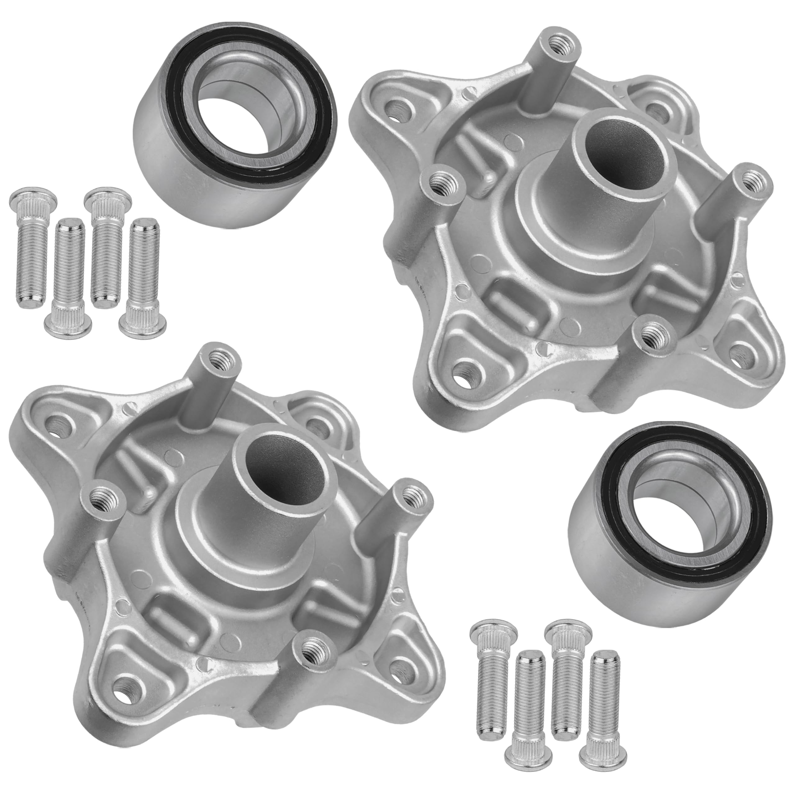 Photo 1 of Caltric 2 Rear Wheel Hub with Bearing and Bolt Compatible with Polaris RZR 800 EFI/RZR S 4 800 2008-2014