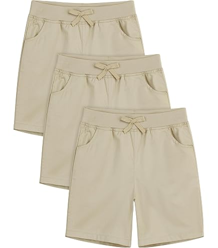 Amazon.com: French Toast Girls' Pull-On Tie Front Stretch Twill