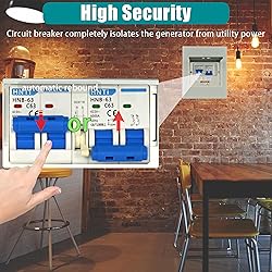 Transfer Switch for Home Generator, Upgraded 63 Amp