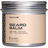 Beard Balm for Men - Travel Pack - Supports Thicker Beard, Old Money Scent, Natural Ingredients Butter Reduces Dryness &amp; Enhances Look - 4.2 oz