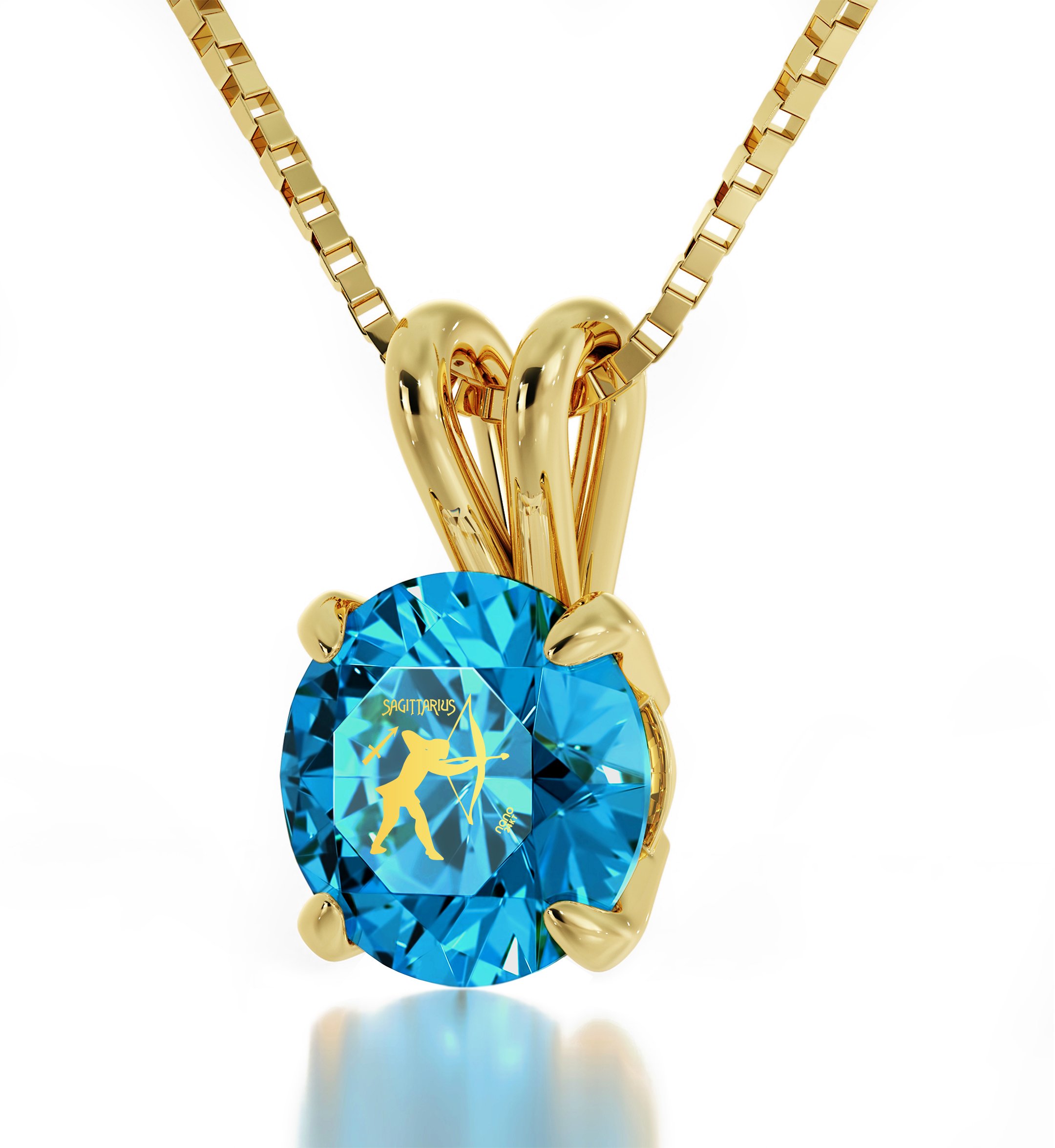 Buy Gold Plated Sagittarius Necklace 