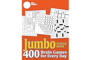 USA TODAY Jumbo Puzzle Book: 400 Brain Games for Every Day (USA Today Puzzles) (Volume 8)