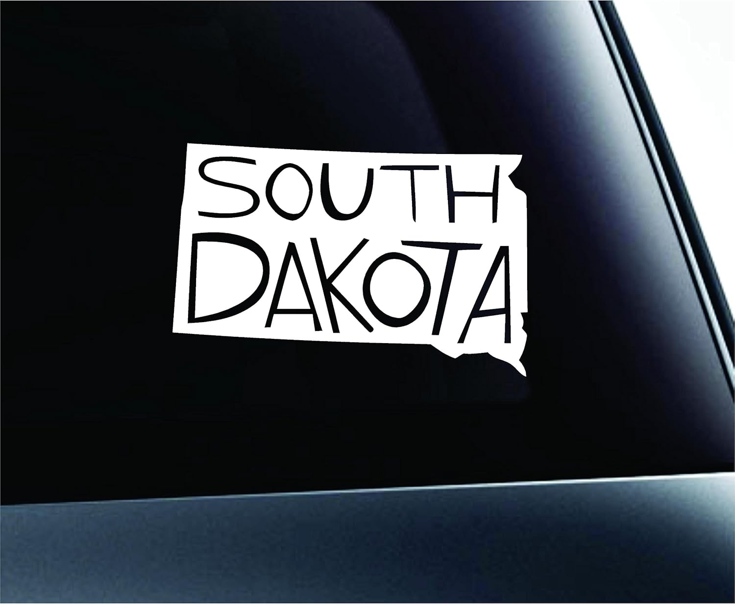 最終値下げ サウスダコタ州状態名シンボルデカール面白い車ステッカーウィンドウ ホワイト Expressdecor ホワイト B00wikbjfa 時間指定不可 Www Pocitosazufrados Com Co