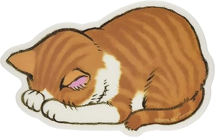 Amazon Co Jp アーティミス マウスパッド ごめん寝 茶トラ Gn Mop パソコン 周辺機器