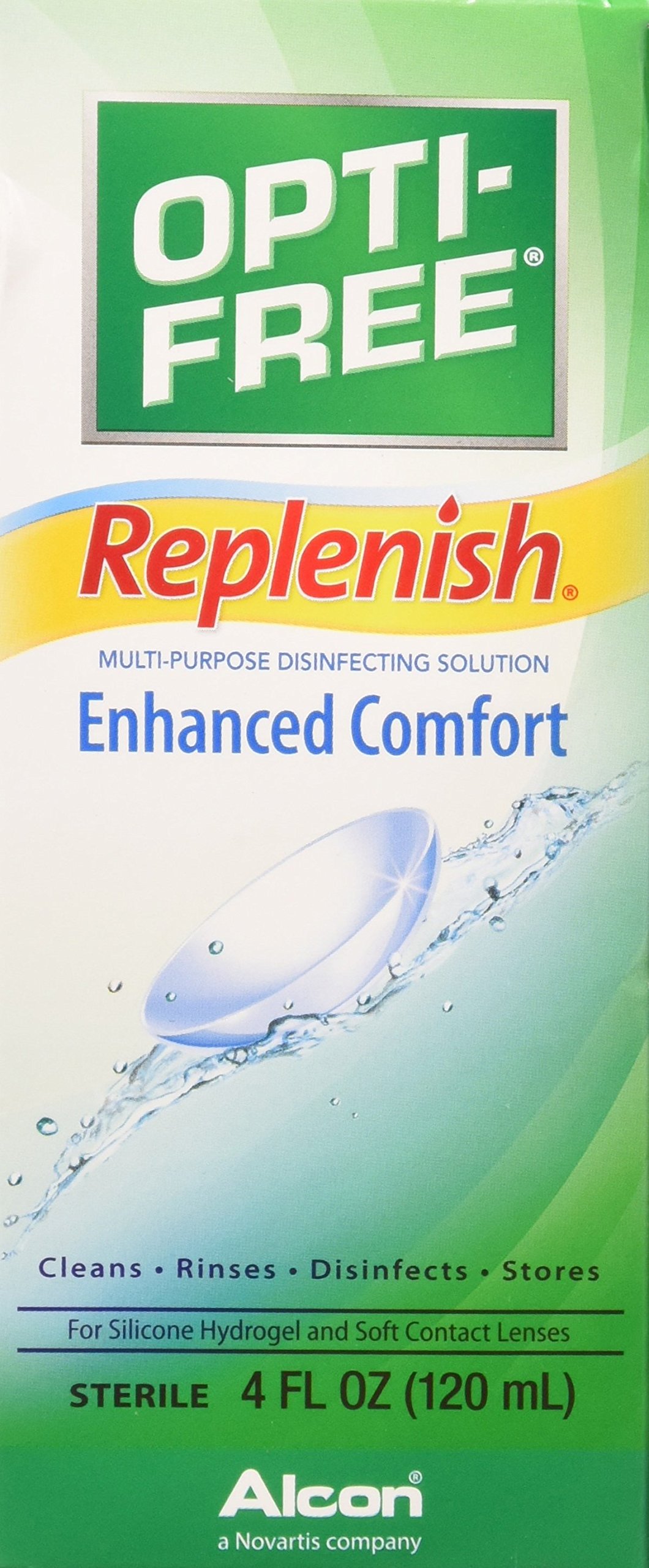 OptiFree replenish solution for contact lenses 4 Fl oz