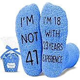 HAPPYPOP Birthday Gifts for Man - Socks for 43 45 50 Year Old, Bday Gift Ideas for Adults